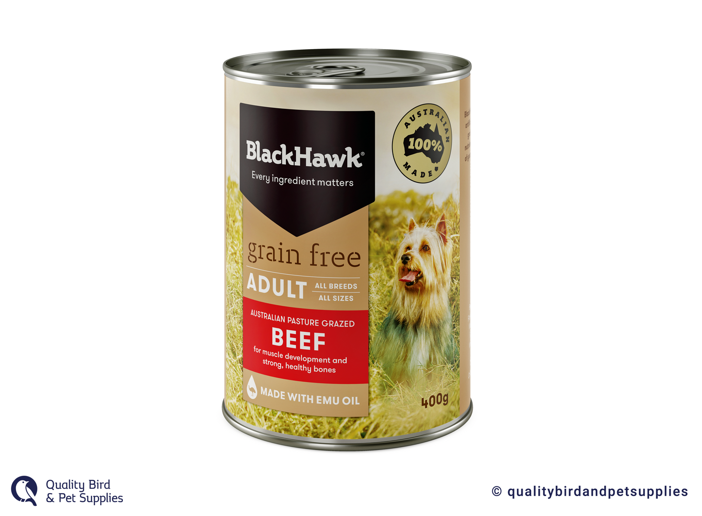 Black Hawk Grain Free Wet Dog Beef 400g