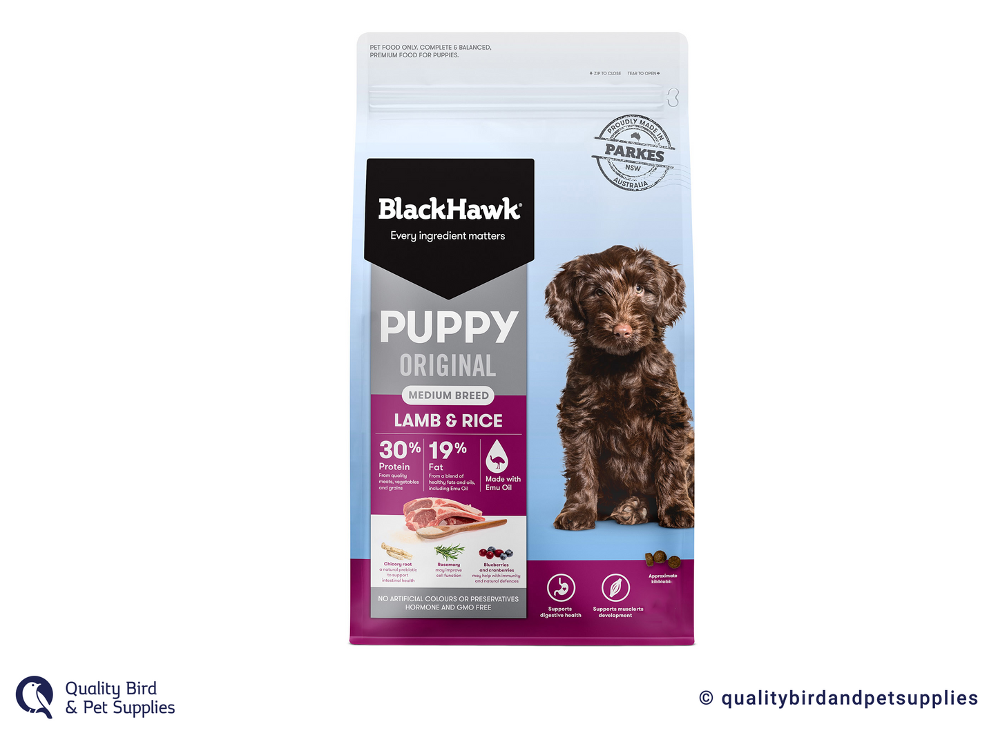 Black Hawk Original Puppy Medium Breed Lamb & Rice