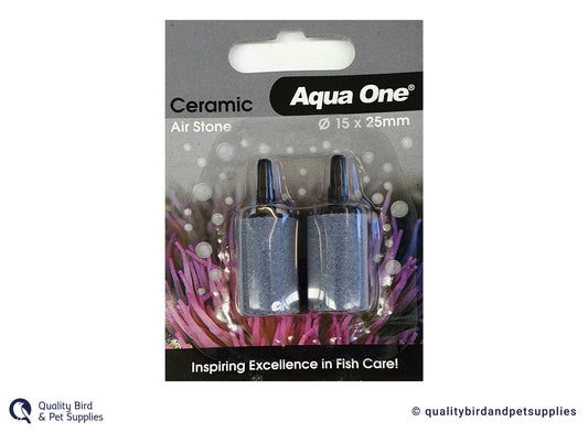 Aqua One Airstone Ceramic 25x15mm 2pk