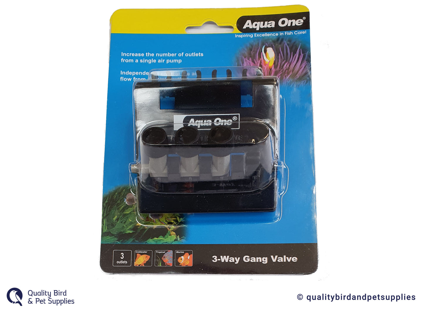 Aqua One 3-way Gang Valve