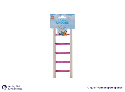 Allpet Bird Wooden Ladder Cement/Grit