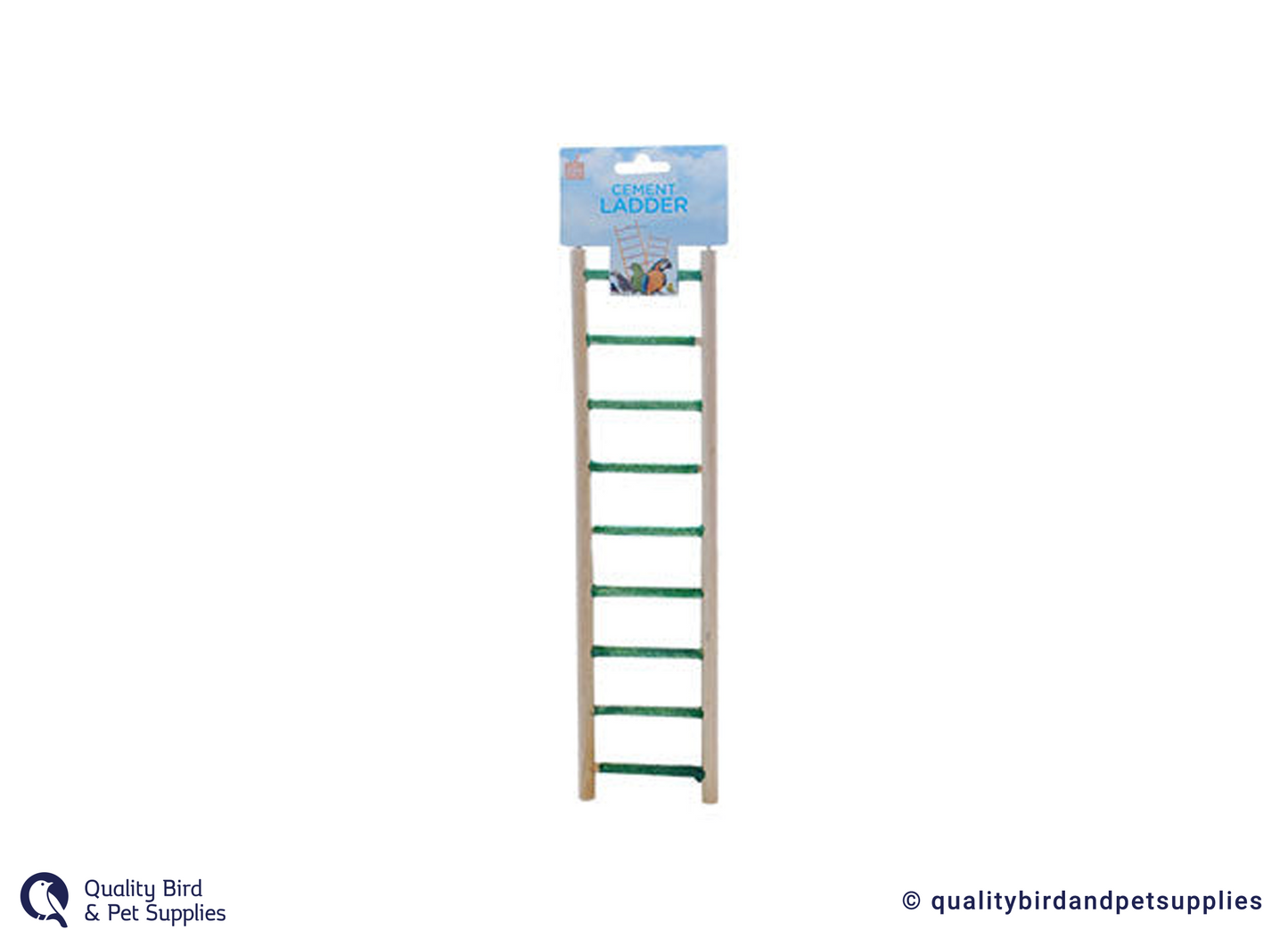 Avian Care Bird Wooden Ladder Cement/Grit