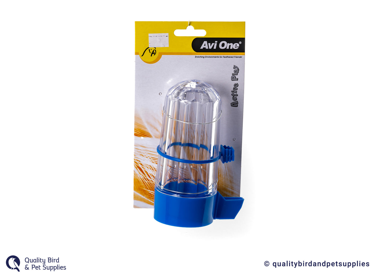 Avi One Bird Feeder - Jumbo Fountain Drinker Outside Mounting