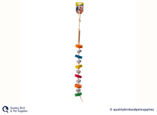 Avi One Lanyard Wooden Blocks With Pumice 70cm