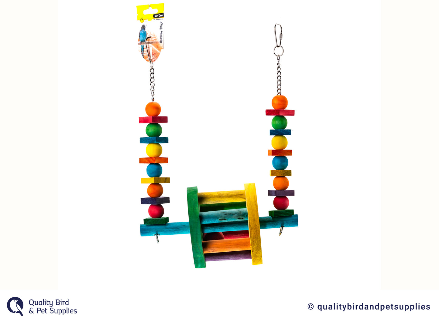 Avi One Wooden Swing With Wheel
