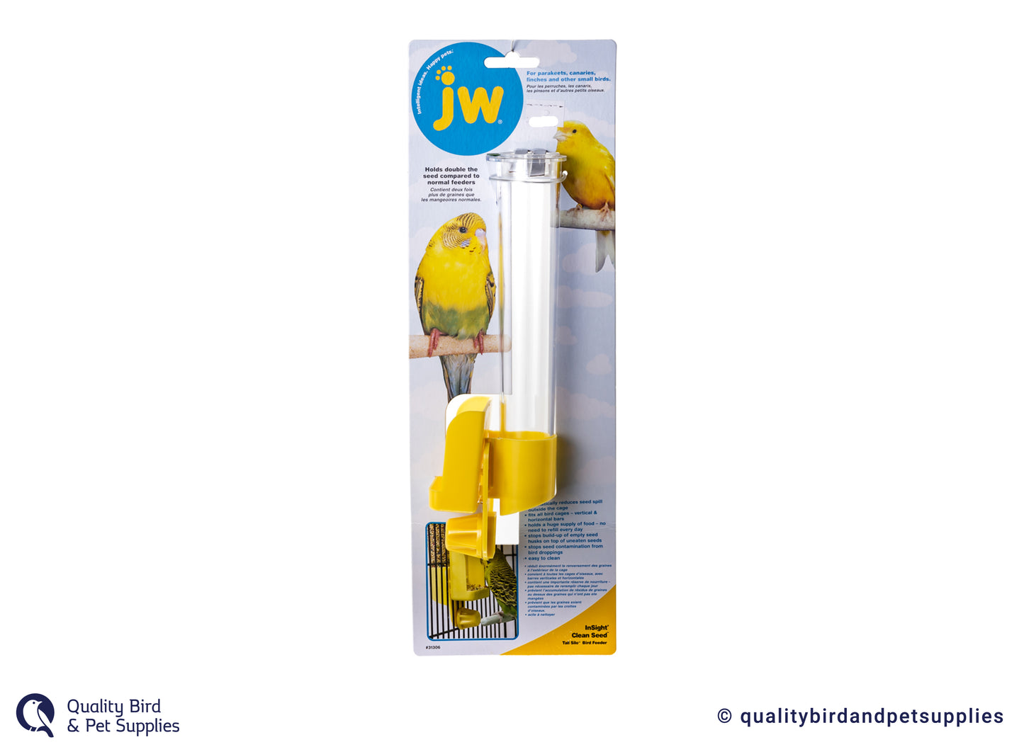 JW Insight Clean Seed Silo Bird Feeder