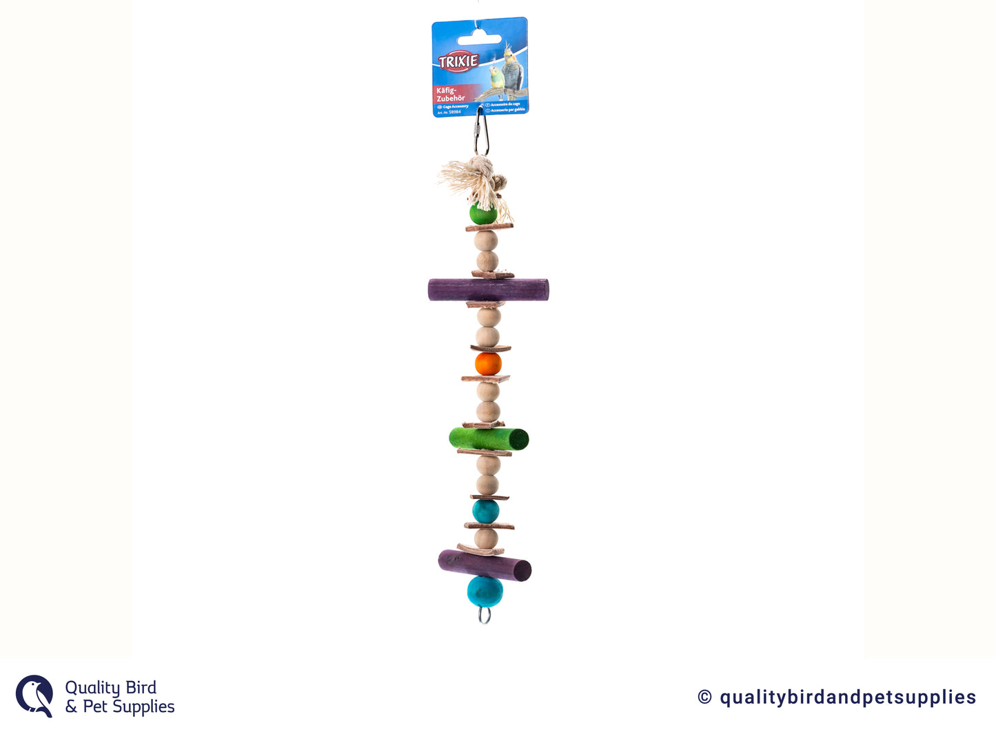 Trixie Wooden Toy With Leather