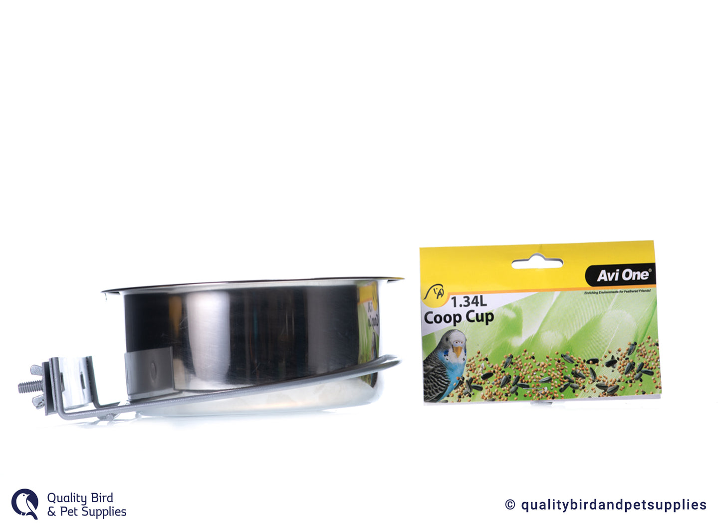 Avi One Coop Cup Feeder With Clamp Holder