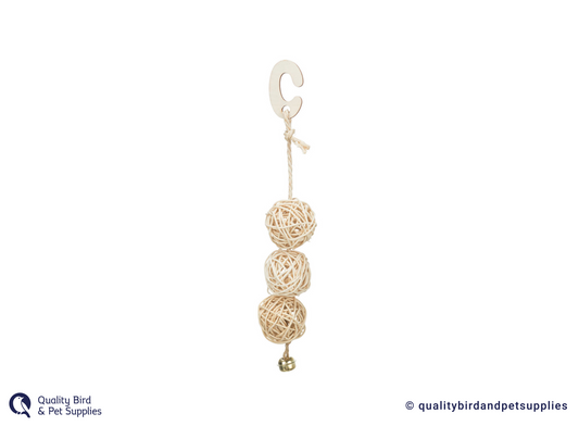 Trixie - 3 Rattan Balls with Bell