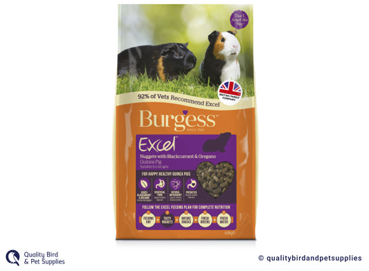 Burgess Excel Adult Guinea Pig Nuggets with Blackcurrant & Oregano 1.5kg