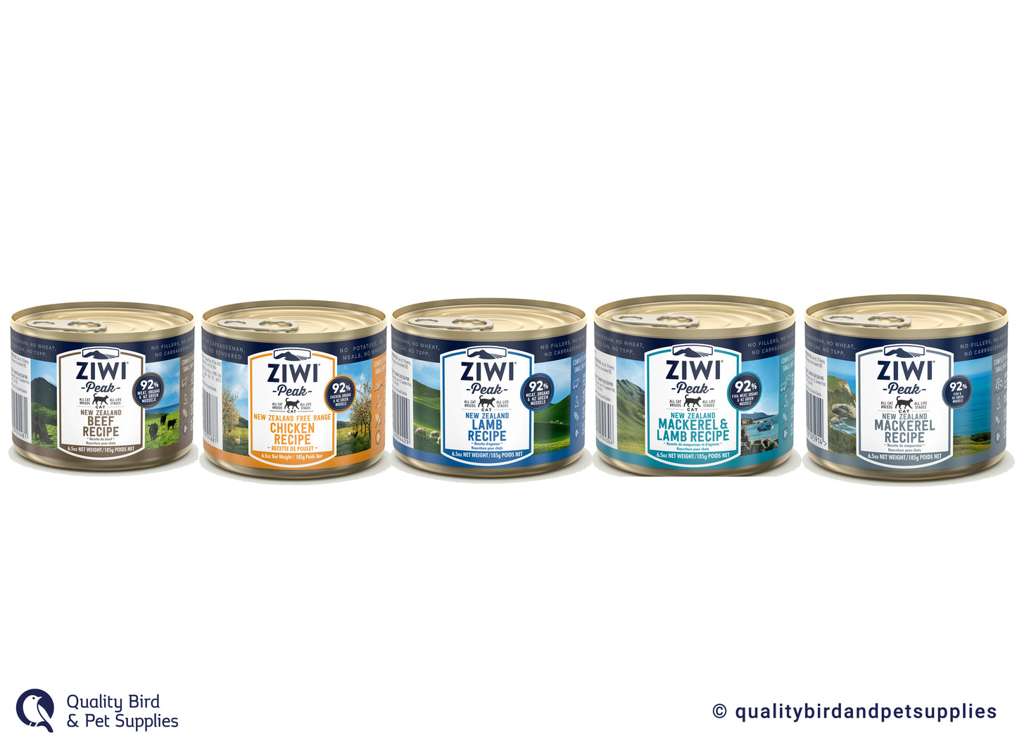 Ziwi Peak Tinned Cat Food 185g - Product of NZ