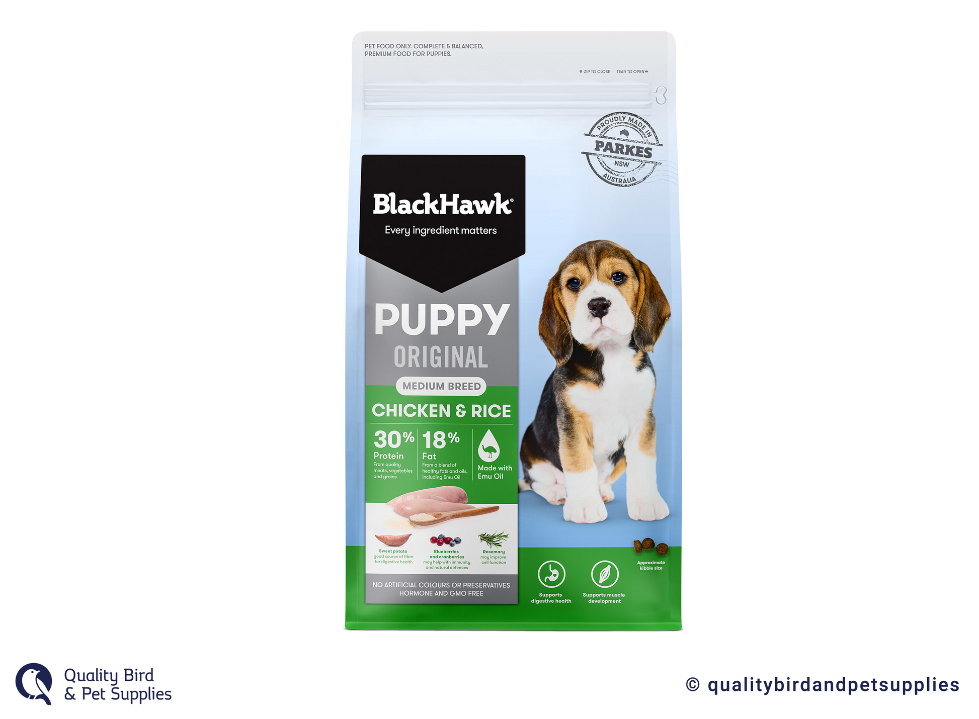 Black Hawk Original Puppy Food Medium Breed Chicken Rice