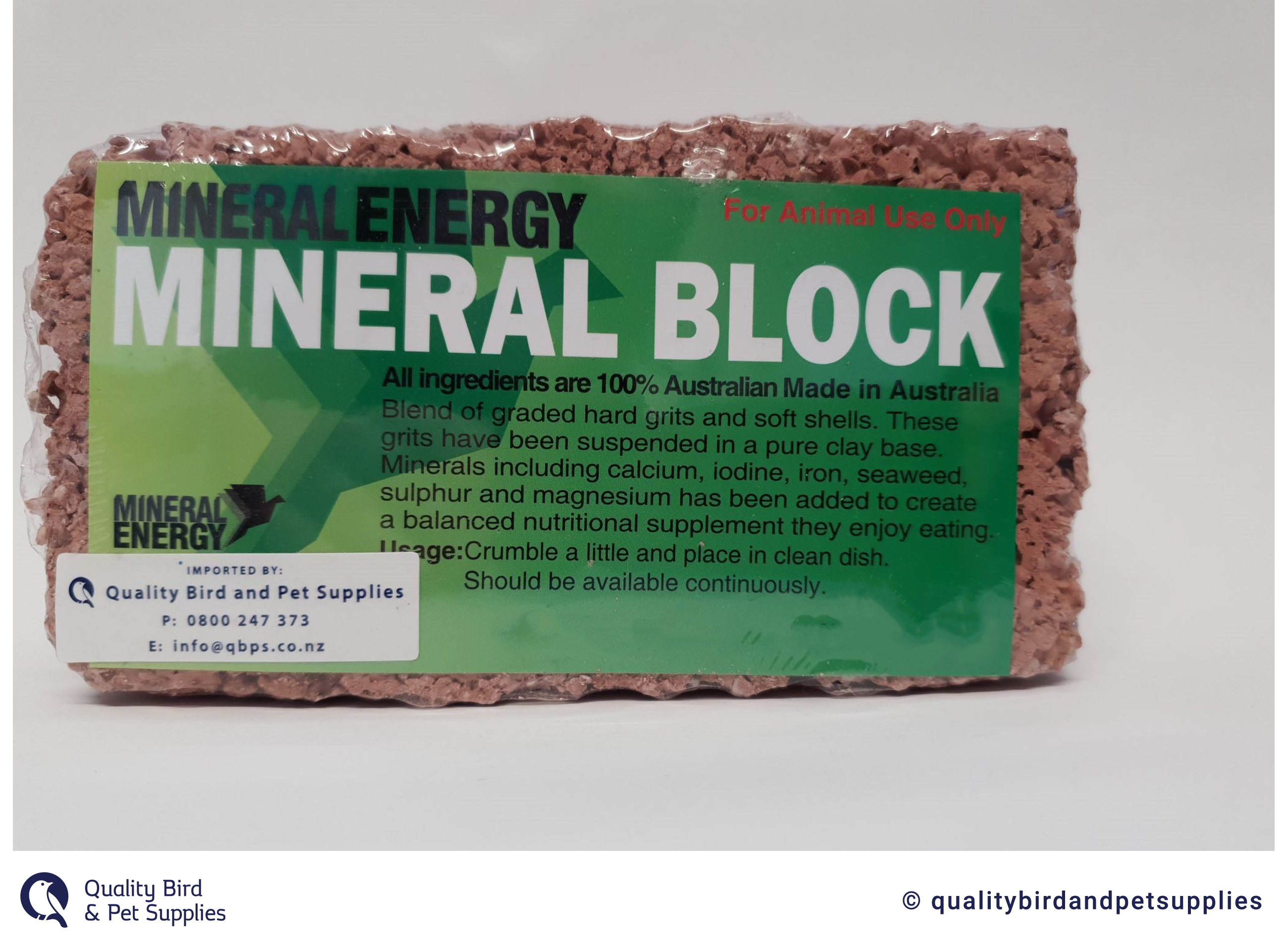 Mineral Block Rusa Mineral Energy – Quality Bird & Pet Supplies