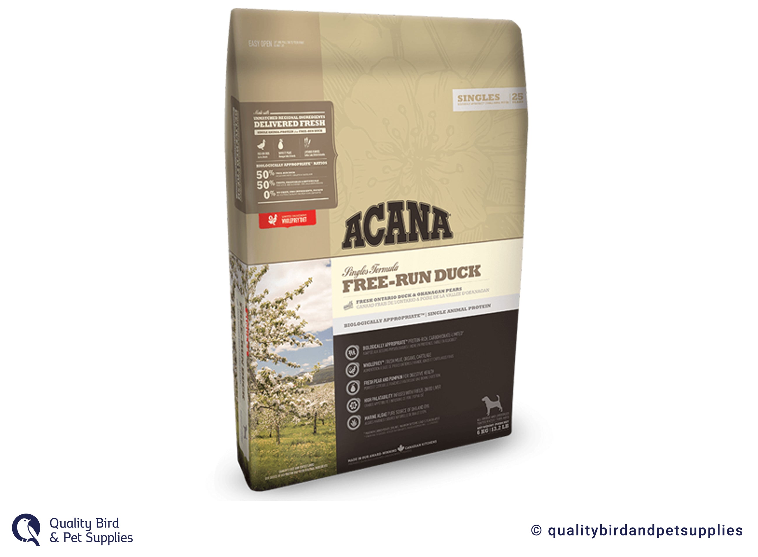 Acana Free Run Duck Dog Food Quality Bird Pet Supplies