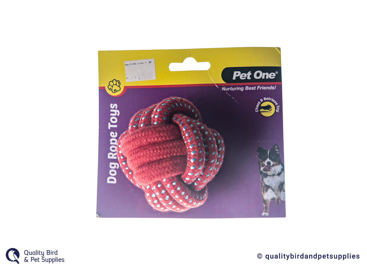 Pet Rope Ball Pet One Dog Toy Rope Ball – Quality Bird & Pet Supplies