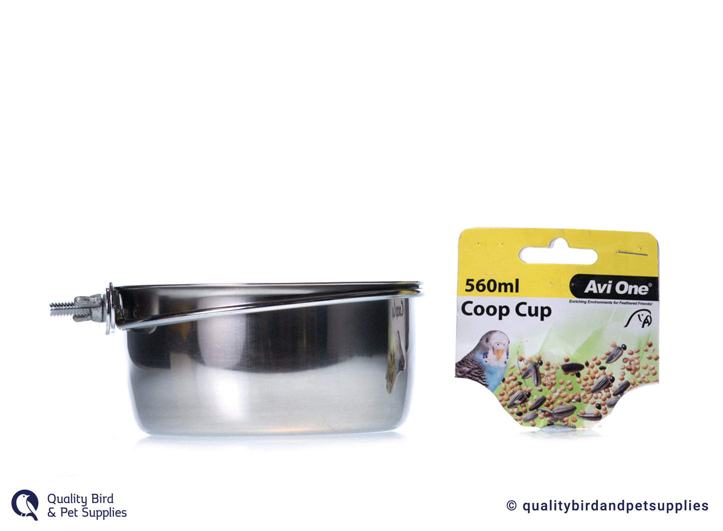 Avi One Coop Cup Feeder With Clamp Holder