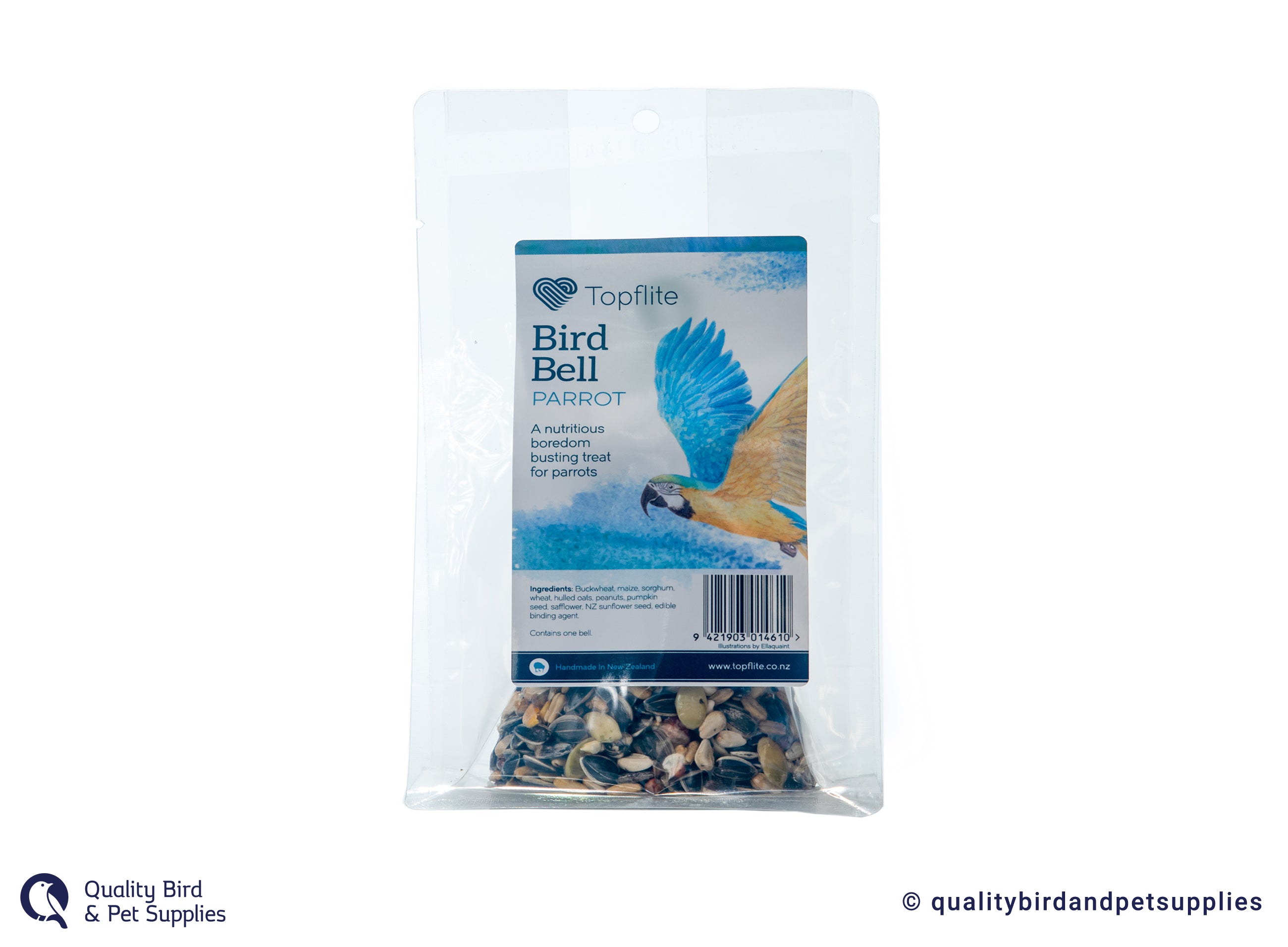 Seed Bell Parrot Topflite Quality Bird Pet Supplies