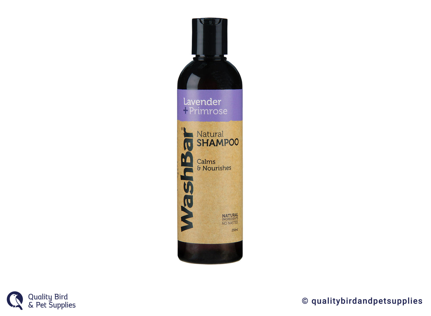 WashBar Lavender And Primrose Natural Shampoo 250ml